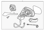 Genuine Lexus Mirror Assembly 87910-0E915. Fixed Price $1000.27.