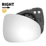 Heated Right Side Mirror Glass Replacement For Volkswagen Touareg 2010-2018. Fixed Price $25.09.