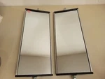 (2) Nos Yankee West Coast Truck Mirror HEADS...16" X 1/2"...HOT Rat ROD..209A. Fixed Price $79.99.