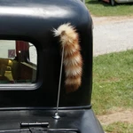 Raccoon Tail Mirror Antenna Topper Auto 50S 60S Ford Chevy Ratrod Accessory. Fixed Price $30.72.