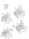 Genuine Vw Caravelle Eurovan Housing Right Primed 7D1857508MGRU. Fixed Price $237.89.