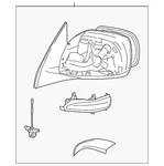 Genuine Lexus Door Mirror 87940-60P80. Fixed Price $728.35.