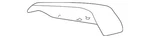 Genuine Gm Black Passenger Side Door Mirror Housing Upper Cover 23406418. Fixed Price $109.38.