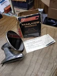 Vtg Supersite Rear View Mirror Aftermarket Non Glare Fits All Cars Style 33 Box. Fixed Price $49.95.