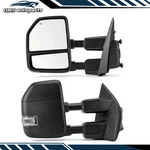 Pair Towing Mirrors 2015-2019 Ford F-150 Pickup Power Heated Signal Sensor. Fixed Price $199.45.