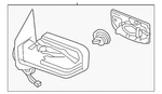 Genuine Nissan 2016-2019 Titan Xd Mirror Assembly 96302-EZ41B. Fixed Price $331.34.