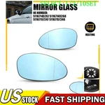 Blue Heated Side Wing Mirror Glass For Bmw E90 E92 E87 E88 04-09 Pre-lci 10X. Fixed Price $196.64.