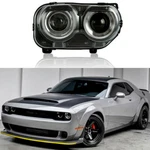 Right Passenger Side Headlight For Dodge Challenger 2015-2021 W/led Drl. Fixed Price $159.99.