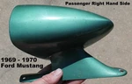 Oem 1969 1970 Ford Mustang Passenger Right Side Sport Mirror C9ZB 17713 Aw. Fixed Price $175.00.