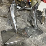 Vintage Oem Ford Left Drivers Door Mirror Chrome D12B17743AA. Fixed Price $49.99.