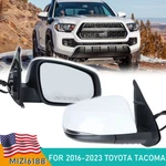 For 2016-2023 Toyota Tacoma Mirror Left & Right Side Heated Turn Signal White. Fixed Price $124.18.