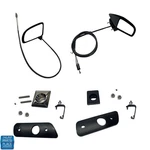 86-88 Monte Carlo & 86-87 El Camino Outside Remote Door Mirrors Set New. Fixed Price $419.99.