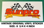 Sunpro By Actron Test Equipment-vintage Original Vinyl Decal Sticker-automotive. Fixed Price $10.11.