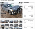 Driver Side View Mirror Power Body Color Heated Fits 19-20 Insight 4533633. Fixed Price $171.89.
