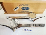 Set Of 2- Bob Drake B6C-16720/1 1956 Ford 100 Pickup Hood Side Emblems. Fixed Price $90.00.