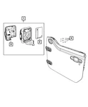 Genuine Mopar Mirror Replacement Glass Right 68672914AA. Fixed Price $110.04.
