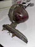 Vintage Yankee Tri Bar Mirror Light 390 175899 40100 Red Lens Turn Signal. Fixed Price $62.49.