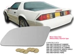 For Mirror Glass W/ Pads 82-96 Camaro Corvette Firebird Monte Carlo Driver Side. Fixed Price $16.91.