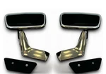 Exterior Mirror Chrome With Glass Set For Mercedes Benz W114 W115. Fixed Price $360.35.