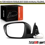 Black Power Heated Mirror For Nissan Rogue 2017-2020 Driver Left Side 963744BA0A. Fixed Price $75.99.
