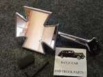 New Maltese Style Straight Arm Side View Mirror ! Right Left .. Fixed Price $19.99.