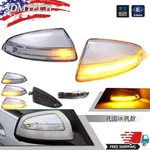 Pair Door Mirror Turn Signal Light Fits Mercedes Benz C250 C300 C350 C63 2008-14. Fixed Price $29.99.