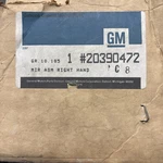 Genuine Gm 20390472 Mirror Assembly. Fixed Price $27.32.