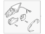 Genuine Volkswagen 2016-2019 Passat Left Door Mirror Assembly 561-857-507-BC-9B9. Fixed Price $223.36.