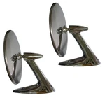New 1959-1960 Oldsmobile 88 98 Outside Chrome Mirror Pair. Fixed Price $198.00.