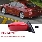 Red For Nissan Altima Sedan Right Side View Door Mirror Assembly 2013-2018. Fixed Price $112.45.