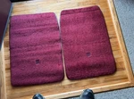 #12340299 Front Carpeted Floor Mats 1981-1987 Chevy Gmc CK10-30 Truck Nos. Fixed Price $425.00.