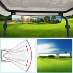 Golf Cart Rear View Folding Side Mirrors Extra Wide Universal. Fixed Price $29.99.