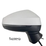 Side Mirror 2015-2020 Audi A3 S3 Power Fold Heated Right Painted Ibis White. Fixed Price $189.90.