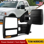 Pair Tow Mirrors 2004 2006 Ford F150 F-150 Power Heated Puddle Turn Signal. Fixed Price $130.99.