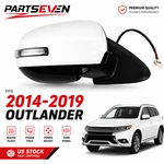 For 2014-2019 Mitsubishi Outlander Power Heated W/signal Right Door Mirror White. Fixed Price $60.00.