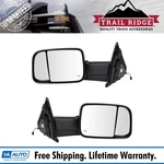 Trail Ridge Towing Mirror Power Heated Signal Textured Black Pair For Dodge Ram. Fixed Price $252.95.
