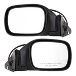 Power Mirror Pair For 98-2000 Jeep Cherokee Textured Black Manual Folding. Fixed Price $93.69.
