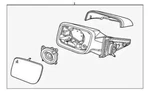 Oem New 13-19 Ford Police Interceptor Utility Dohc Mirror Outside DB5Z-17683-DF. Fixed Price $148.97.