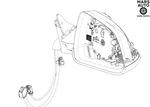 Tesla Model 3 Mirror Assembly Premium Domestic Right Hand Ec 1110778-00-L. Fixed Price $250.00.