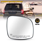 Rh Passenger Rear View Mirror Glass Heated For 2008-2016 Dodge Grand Caravan Eoa. Fixed Price $16.14.