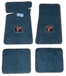 Grand National Turbo Emblem Logo Acc Set Of 4 Floor Mats (blue) Gm Licensed. Fixed Price $159.00.