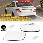 Driver Passenger Heated Mirror Glass For Mercedes Class C230 08-11 C250 2-10X. Fixed Price $153.89.