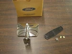 Nos Oem Ford 1965 1966 Galaxie 500 Standard Mirror Chrome + Mustang. Fixed Price $169.00.
