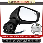 New Right Passenger Black Mirror With Heated For Nissan Versa 20-22 963015EE9A. Fixed Price $119.99.