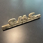 1947-54 2223966 Gmc Side Hood Emblem Original. Fixed Price $40.00.