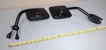Used 7" Square Tractor Cab Truck Outside Mirror Set Lh Rh Pair Chevy Ford Gmc. Fixed Price $70.00.