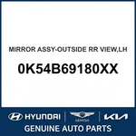2001-2005 Kia Sedona Mirror Assembly-outside Rear View Oem New 0K54B69180XX. Fixed Price $351.10.