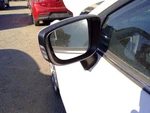 Driver Side View Mirror With Blind Spot Alert Fits 14-16 Mazda 2293135. Fixed Price $145.00.