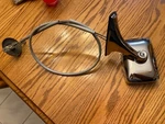 1970'S Ford Chrome Driver Side Remote Mirror Oem Fomoco D3AB-17743BD. Fixed Price $124.99.