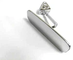 1956 Ford Pickup Truck Stainless Inside Rear View Mirror W/ Arm Bracket Screws. Fixed Price $79.00.